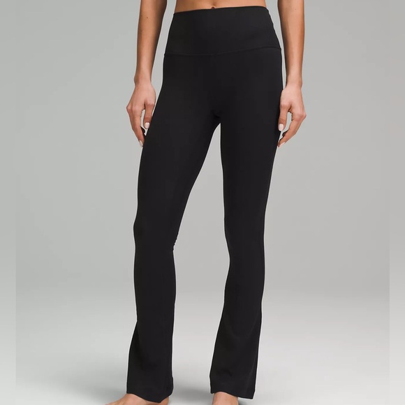 lululemon athletica Pants - LULULEMON Align Ribbed Mini-Flare Pant Black Size 10 NEW